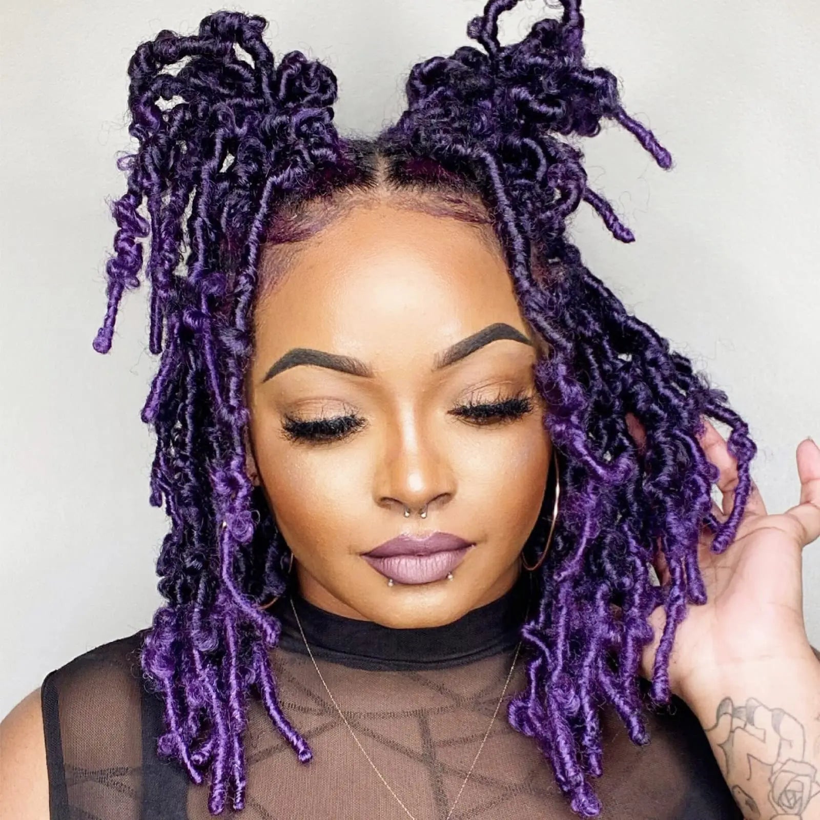 Toyotress Distressed Butterfly Locs Pre-twisted Distressed Synthetic Crochet Hair